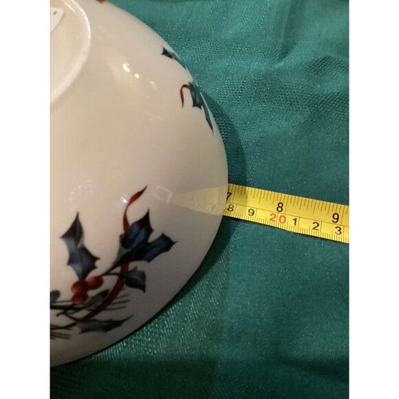 Lenox Winter Greetings 7” Serving Bowl McClung “Home Is Where The Heart Is” - Picture 13 of 13